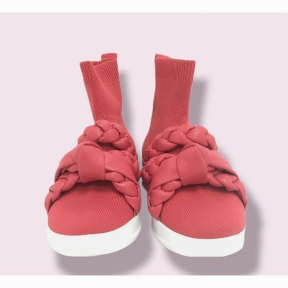 Fit Flop red braided trainer socks.Size uk 5 us 7 eu 38 - Picture 3 of 4